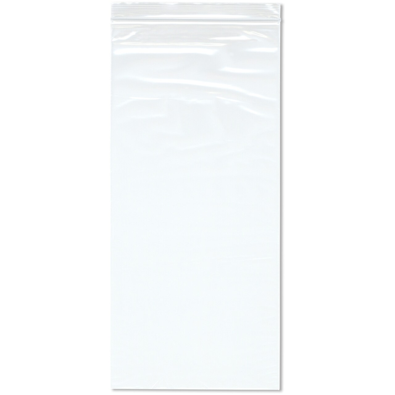 Plymor 7" x 15" (Pack of 100), 2 Mil Zipper Reclosable Plastic Bags